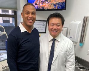 Don Lemon of CNN and Dr. Michael J. Wei, DDS