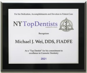 Dr Michael J Wei NY Top Dentist 2021