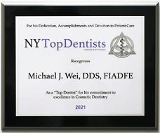 2021 NY Top Dentist Award