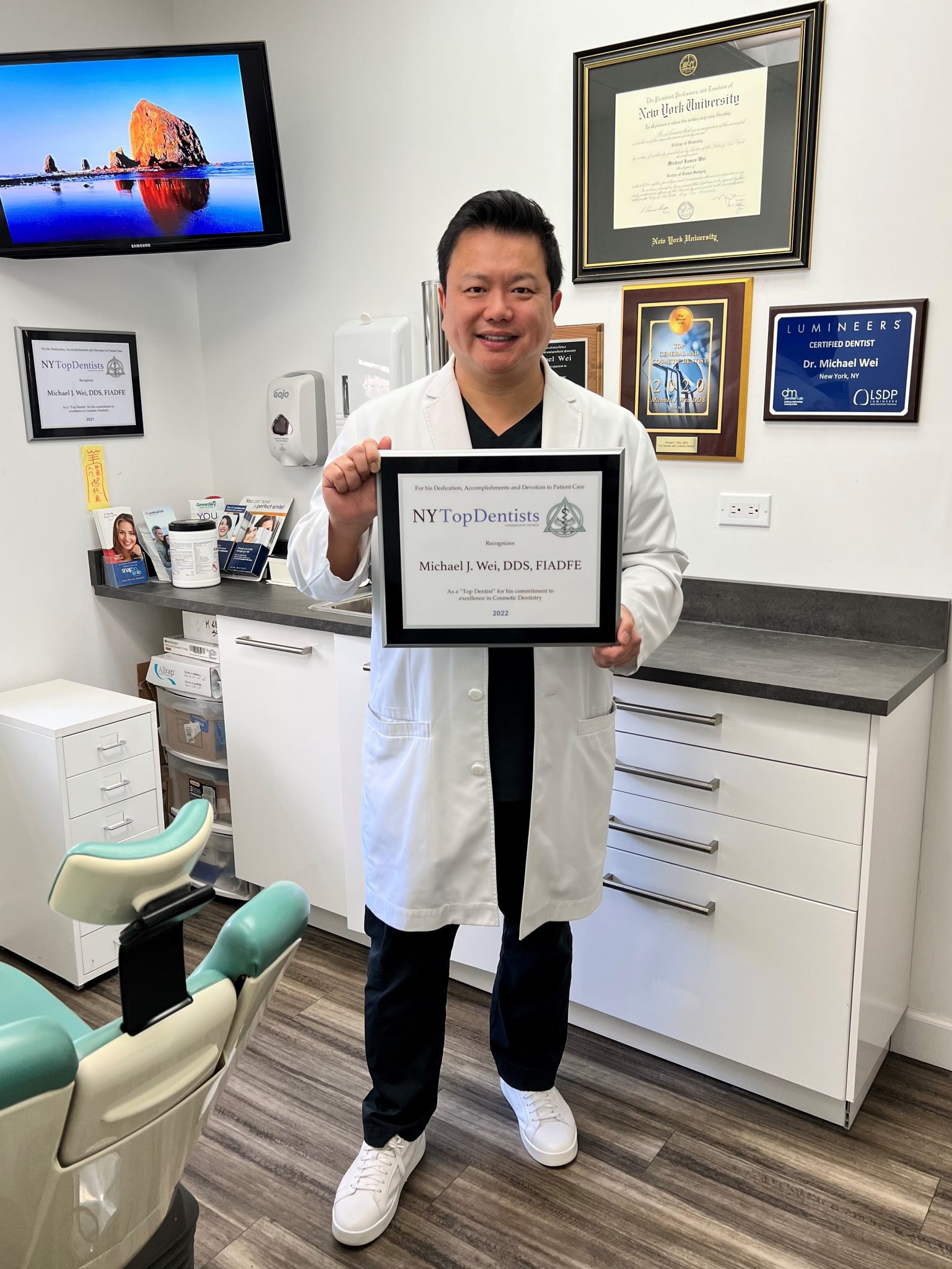 Dr. Mike Wei Named New York Top Dentist 2022 - Michael J. Wei DDS PC