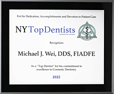 2022 NY Top Dentist Award