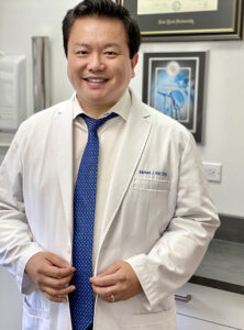Dr. Michael J. Wei in Lab Coat