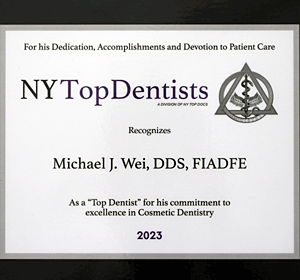 NY Top Dentist 2023 Award 300x280